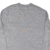 HOLLISTER Womens Jumper Grey V-Neck 90s Tight Knit M