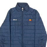 ELLESSE Mens Puffer Jacket Blue S