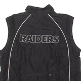 NFL Oakland Raiders Womens Windbreaker Gilet Black USA M
