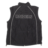 NFL Oakland Raiders Womens Windbreaker Gilet Black USA M