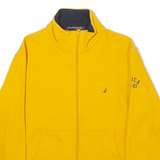 NAUTICA Mens Track Jacket Yellow Jersey S