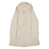 S.OLIVER Womens Trench Coat Beige Houndstooth UK 12