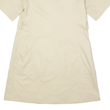 THEORY Womens Overcoat Jacket Beige Twill M