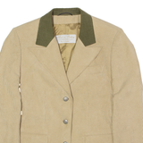 H. MOSER Womens Blazer Jacket Beige UK 10