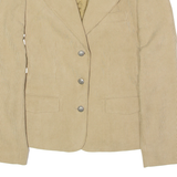 H. MOSER Womens Blazer Jacket Beige UK 10