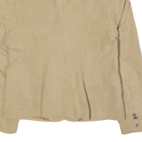 H. MOSER Womens Blazer Jacket Beige UK 10