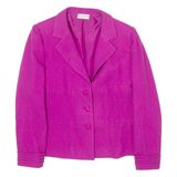 ALBANI Womens Blazer Jacket Pink Knit L