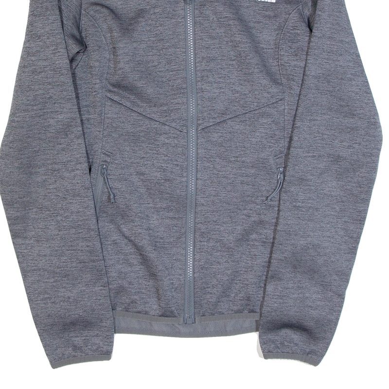 THE NORTH FACE Fleece Lined Womens Track Jacket Grey XS