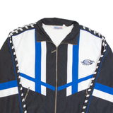 OLYMPIA Mens Track Jacket Black Colourblock XL