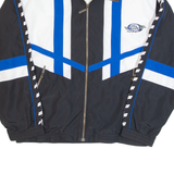 OLYMPIA Mens Track Jacket Black Colourblock XL