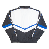 OLYMPIA Mens Track Jacket Black Colourblock XL