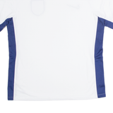 NIKE Dri Fit England Mens Football Shirt Jersey White V-Neck L