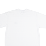 UMBRO Mens T-Shirt White V-Neck L