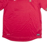 NIKE Portugal Training Mens Football Shirt Jersey Red L