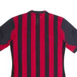 ADIDAS AC Milan Mens Football Shirt Jersey Red V-Neck S