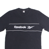 REEBOK Mens T-Shirt Black S