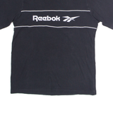 REEBOK Mens T-Shirt Black S