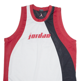 AIR JORDAN Mens Vest White Sleeveless USA XL