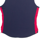ADIDAS Womens T-Shirt Black Sleeveless V-Neck XS