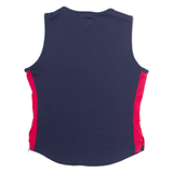 ADIDAS Womens T-Shirt Black Sleeveless V-Neck XS