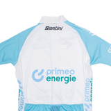 SANTINI Cycling Full Zip Mens Jersey White S