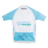 SANTINI Cycling Full Zip Mens Jersey White S