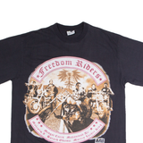 THAT DOG Freedom Riders Mens Biker T-Shirt Black XL