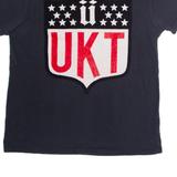 UNUKT Mens T-Shirt Black USA L