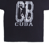 VALERIO Cuba Mens T-Shirt Black XL