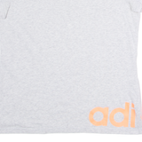 ADIDAS Womens T-Shirt Grey L