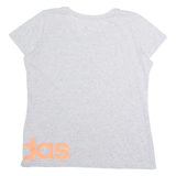 ADIDAS Womens T-Shirt Grey L