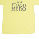 GILDAN Im A Trash Hero Mens T-Shirt Yellow L