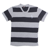 ROMEDY ACTIVE Mens T-Shirt Grey V-Neck S