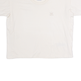 ADIDAS Womens T-Shirt Beige UK 12