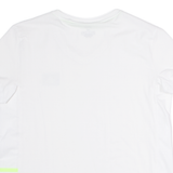 ADIDAS Drawstring Mens T-Shirt White V-Neck M