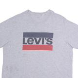 LEVI'S Mens T-Shirt Grey XL