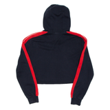 ELLESSE Cropped Womens Blue Hoodie UK 10