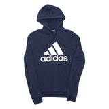 ADIDAS Mens Blue Hoodie S
