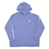 ADIDAS Womens Purple Hoodie M