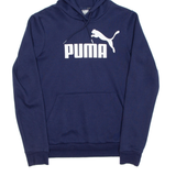 PUMA Womens Blue Hoodie UK 8