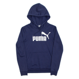 PUMA Womens Blue Hoodie UK 8