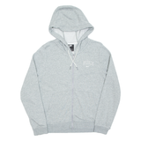 NIKE Womens Grey Hoodie Full Zip M
