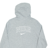 NIKE Womens Grey Hoodie Full Zip M
