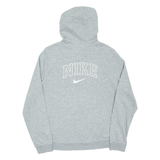 NIKE Womens Grey Hoodie Full Zip M