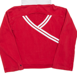 CHAMPION Cropped Open Back Womens Red Hoodie S