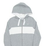 NIKE Womens Grey Hoodie Full Zip L