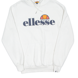 ELLESSE Womens White Hoodie UK 10