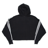 ADIDAS Womens Black Hoodie UK 16