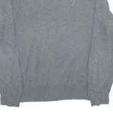 NAUTICA Mens Jumper Grey V-Neck Tight Knit L