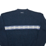 NAUTICA Mens Jumper Blue Tight Knit S